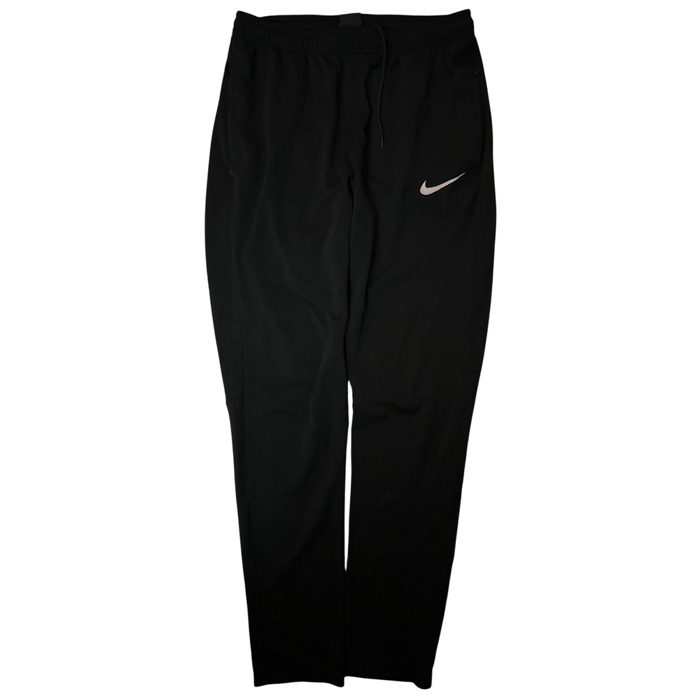 Nike Dri-FIT Mens Training Pants Black Joggers Swoosh Logo Size M